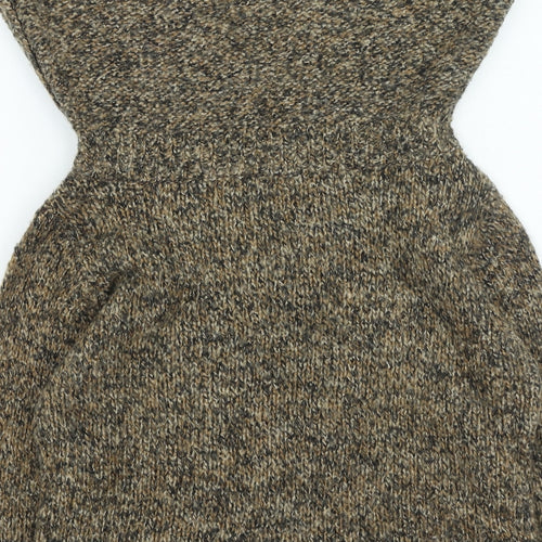 Episode Womens Brown Roll Neck Acrylic Pullover Jumper Size M