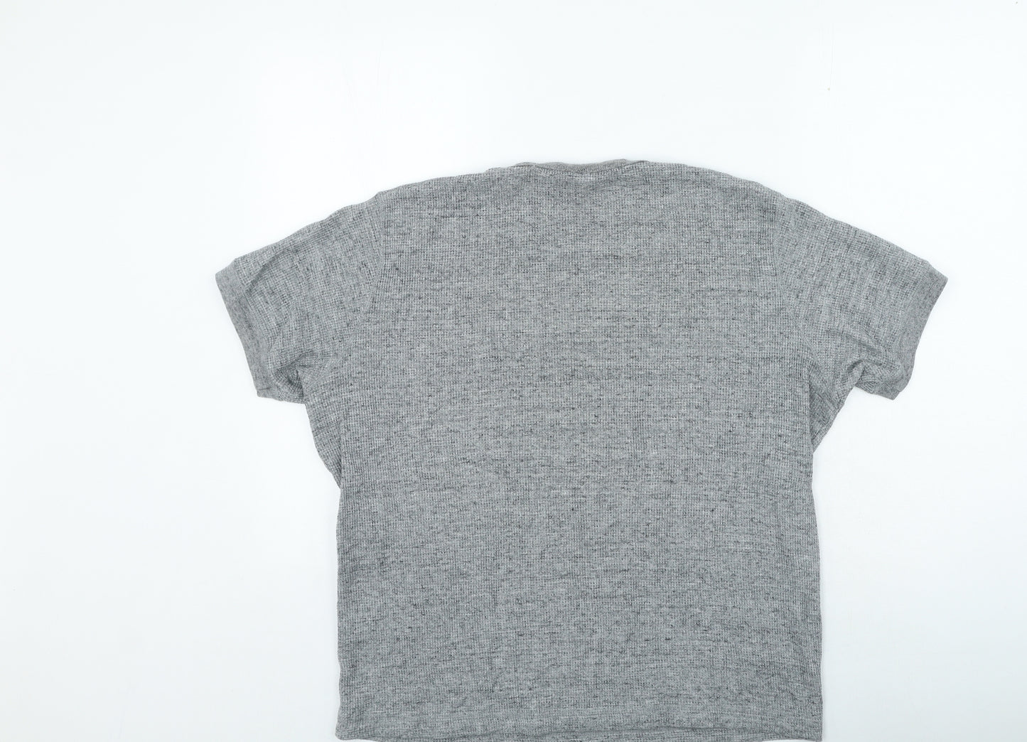 Uniqlo Mens Grey Cotton T-Shirt Size S Round Neck