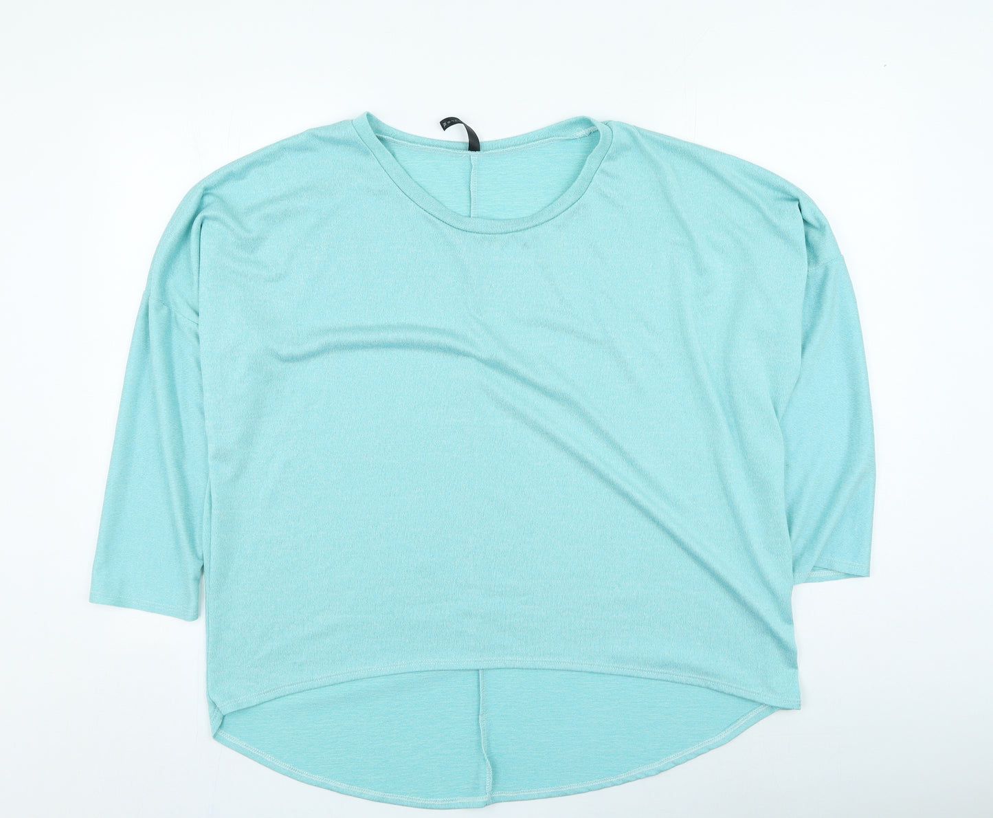 Rags & Couture Womens Blue Round Neck Polyester Pullover Jumper Size XL