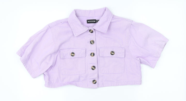 PRETTYLITTLETHING Womens Purple Jacket Size 12