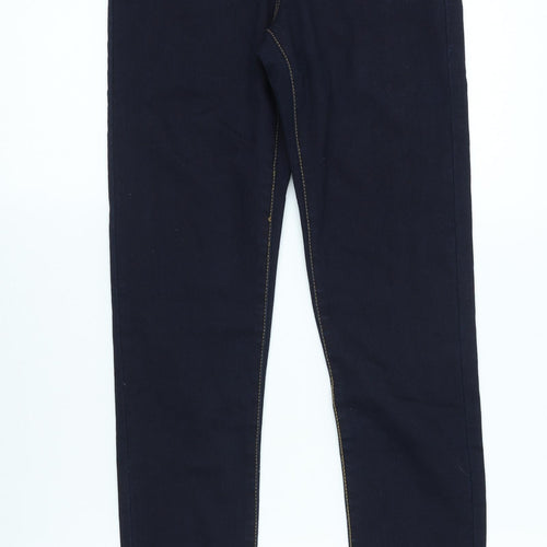 Denim & Co. Womens Black Cotton Skinny Jeans Size 12 L28 in Slim