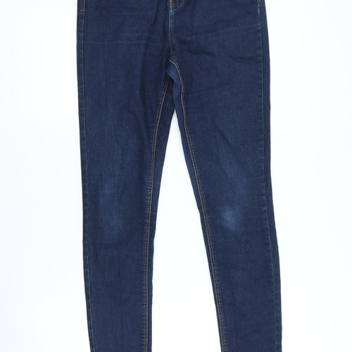 George Womens Beige Cotton Skinny Jeans Size 10 L27 in Regular