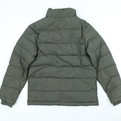 Zakti Boys Green Basic Coat Coat Size 11-12 Years