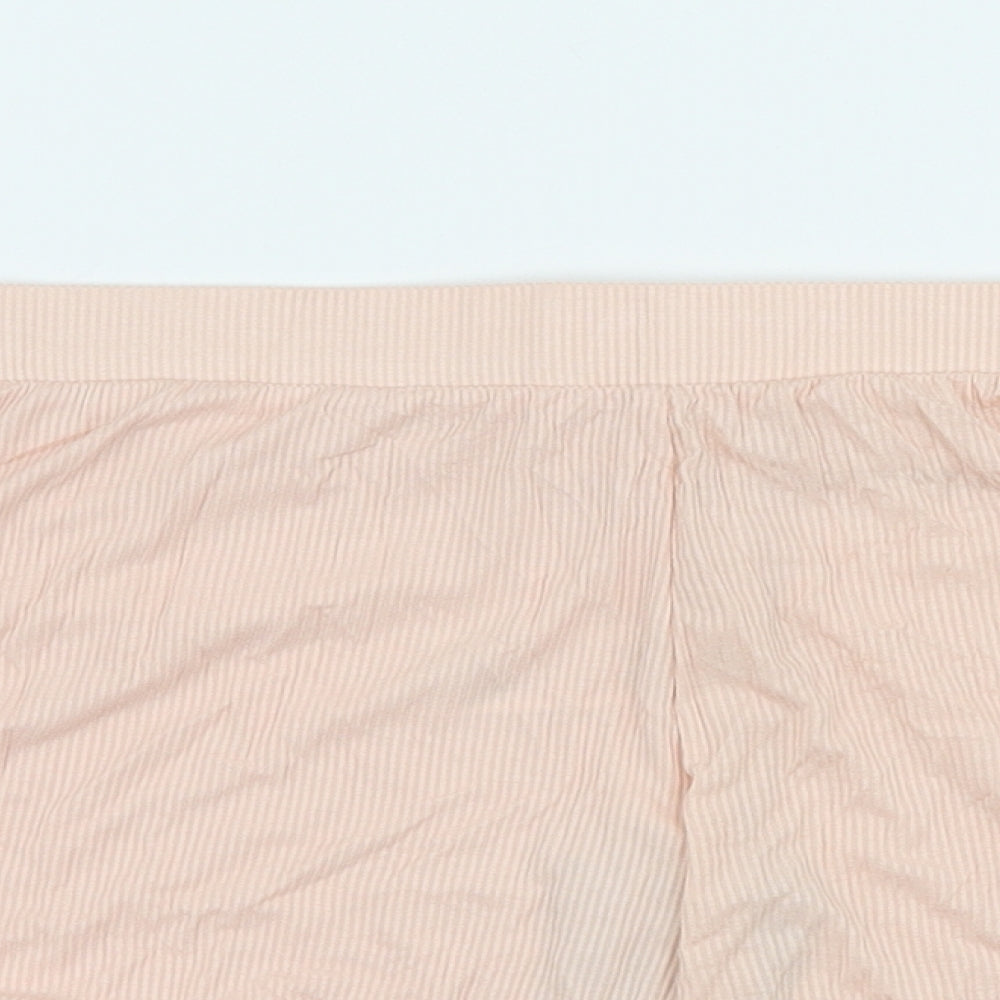 Primark Womens Pink Viscose Hot Pants Shorts Size M Regular