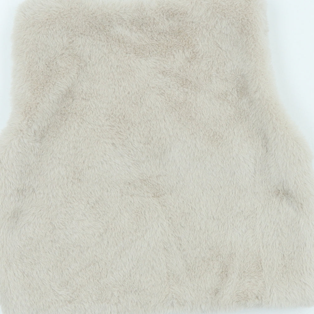 Pep&Co Girls Ivory Gilet Jacket Size 4-5 Years