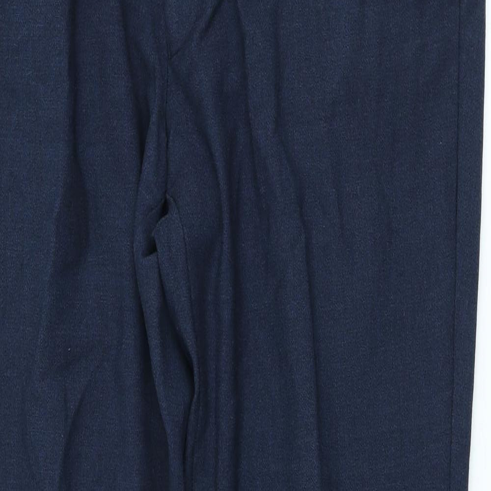 NEXT Mens Black Wool Trousers Size 36 in L30 in Regular