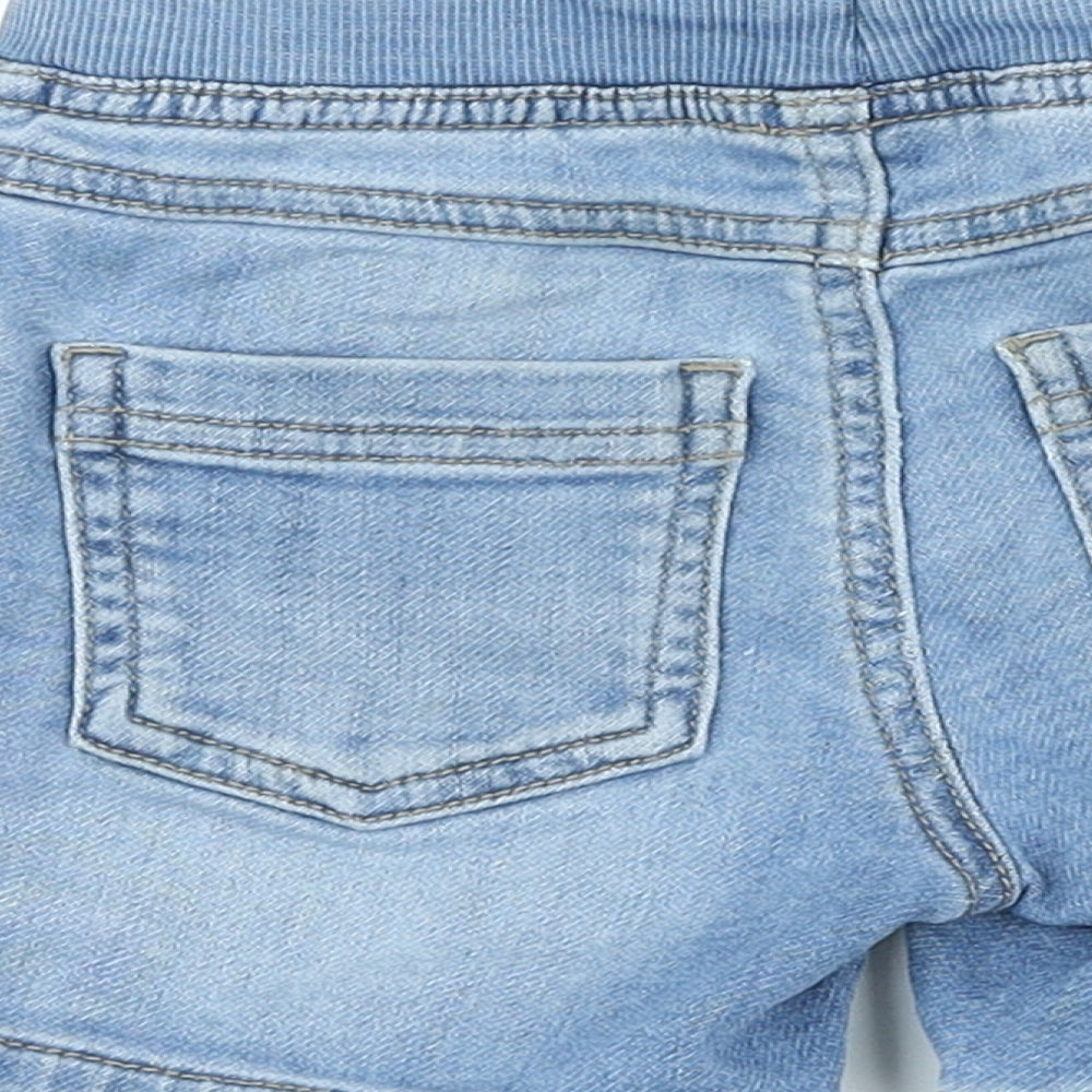 Matalan Boys Blue Cotton Chino Shorts Size 2-3 Years Regular