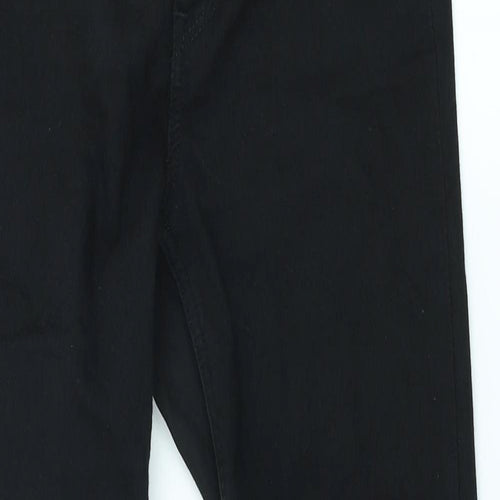 Divided by H&M Womens Black Cotton Skinny Jeans Size 12 L27 in Slim Zip