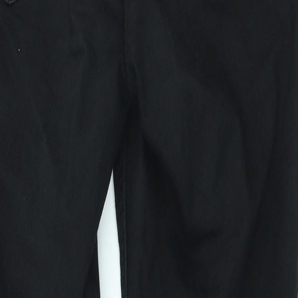 Divided by H&M Womens Black Cotton Skinny Jeans Size 12 L27 in Slim Zip
