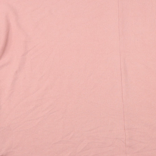 New Look Womens Pink Boat Neck Polyester Pullover Jumper Size S