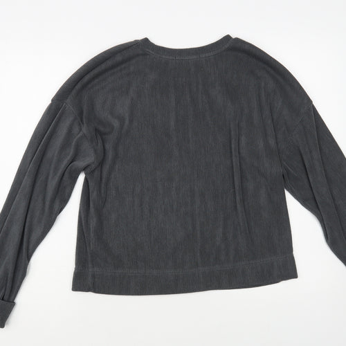 Primark Womens Grey Crew Neck Polyester Pullover Jumper Size S