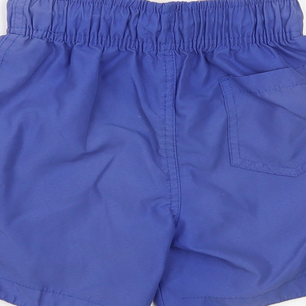 Primark Boys Blue Polyester Bermuda Shorts Size 5-6 Years Regular Drawstring - swimming shorts