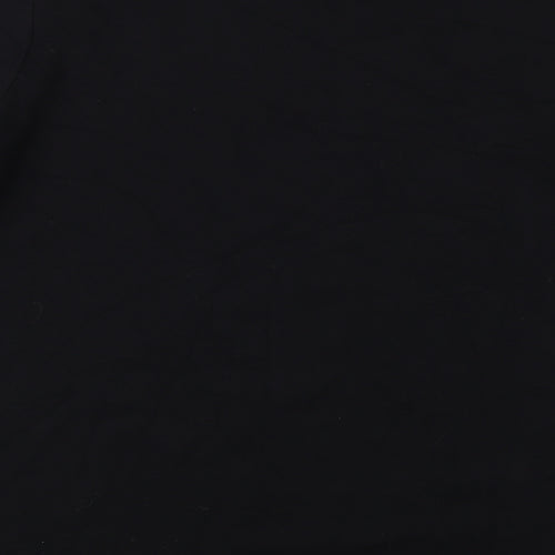 New Look Womens Black Cotton Tunic Sweatshirt Size 18 Pullover