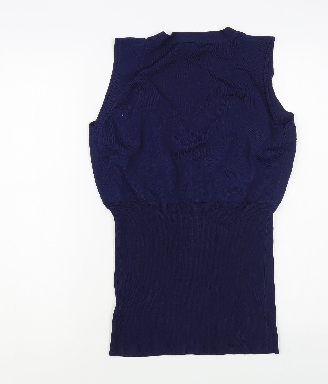 Alexon Womens Blue V-Neck Viscose Pullover Jumper Size L