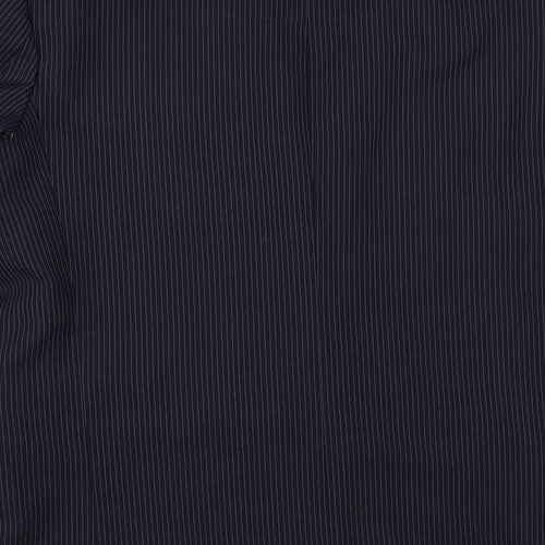 Ricardo Mens Blue Striped Jacket Blazer Size 40 Button