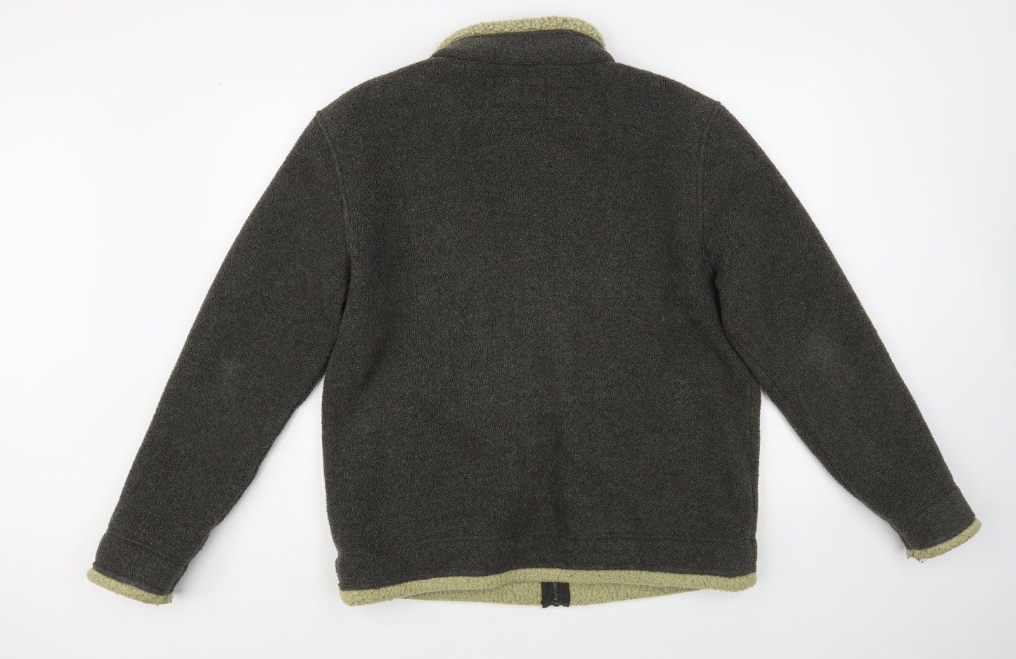 Atlantic Bay Mens Grey Jacket Size M Zip