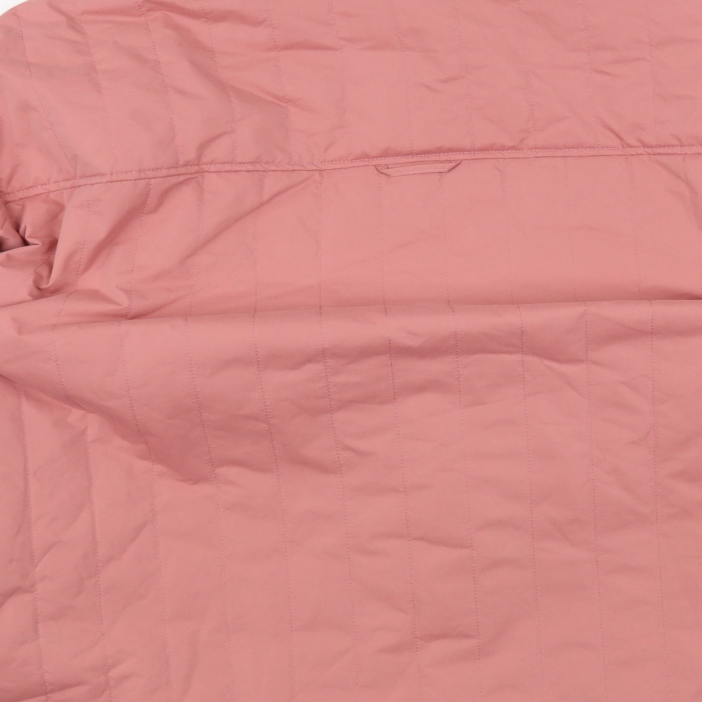 TU Womens Pink Quilted Jacket Size 20 Zip