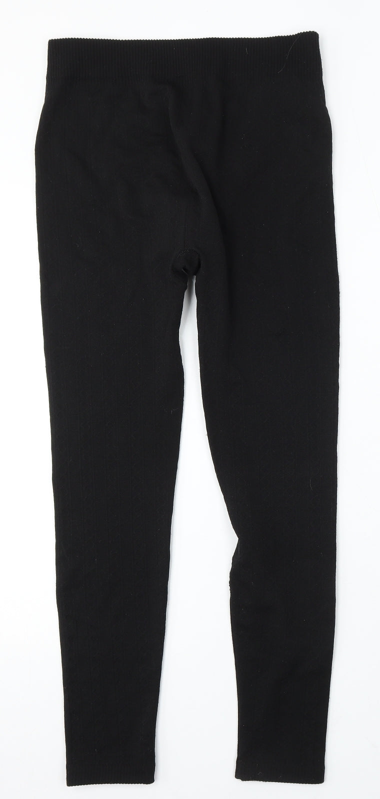 Heat Machine Womens Black Polyester Jogger Trousers Size M L27 in Regular