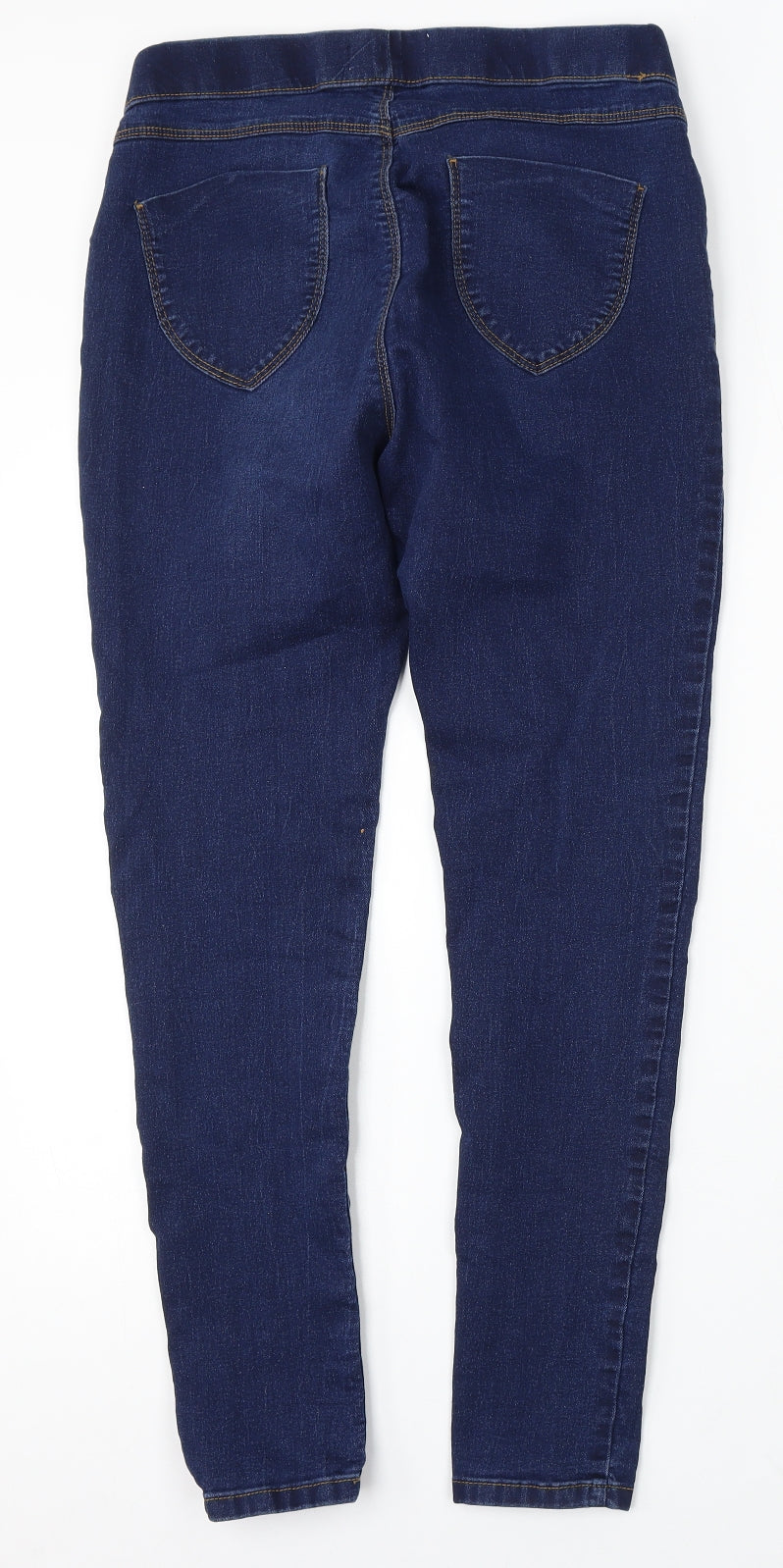 Dorothy Perkins Womens Blue Cotton Skinny Jeans Size 12 L29 in Regular