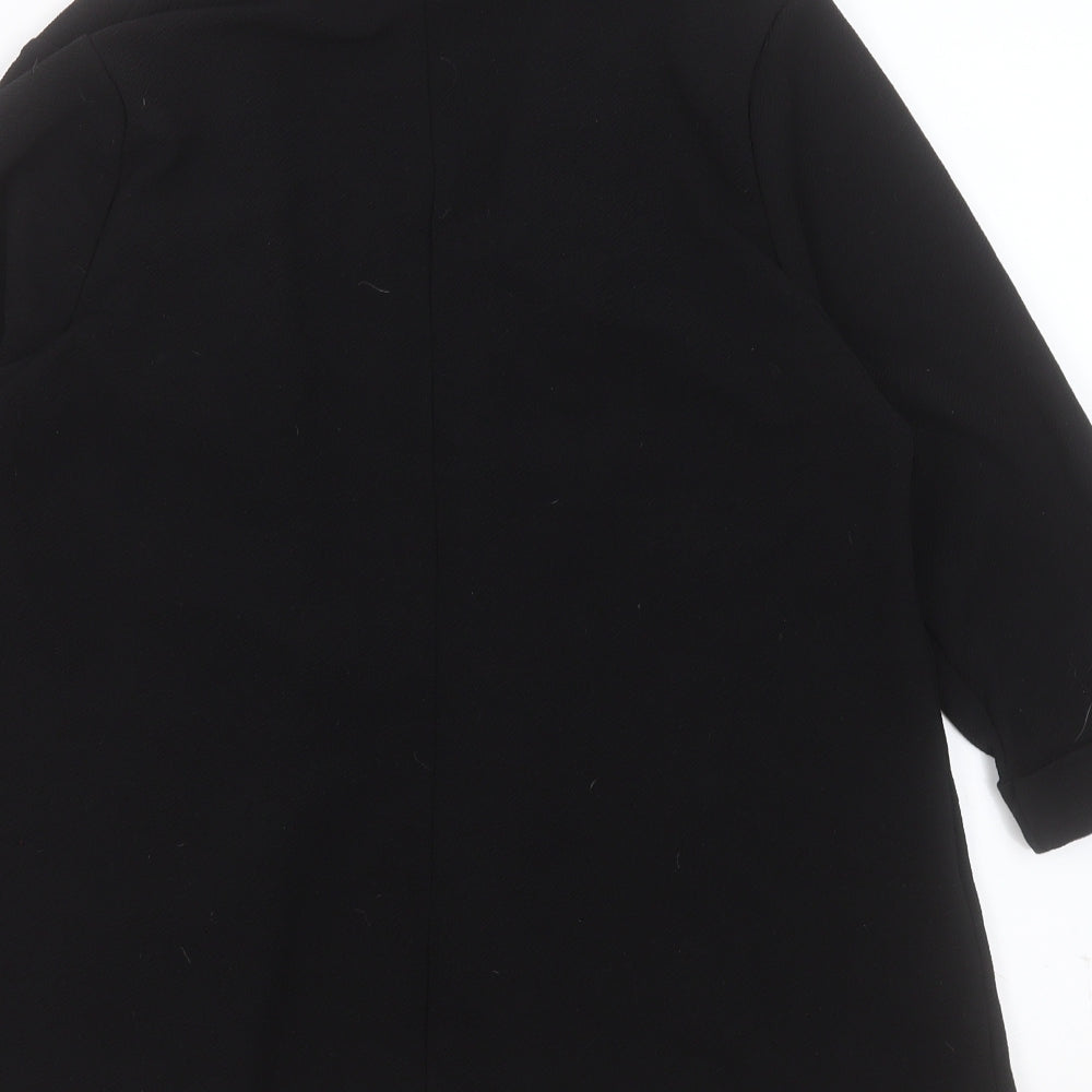 New Look Womens Black V-Neck Polyester Cardigan Jumper Size 18
