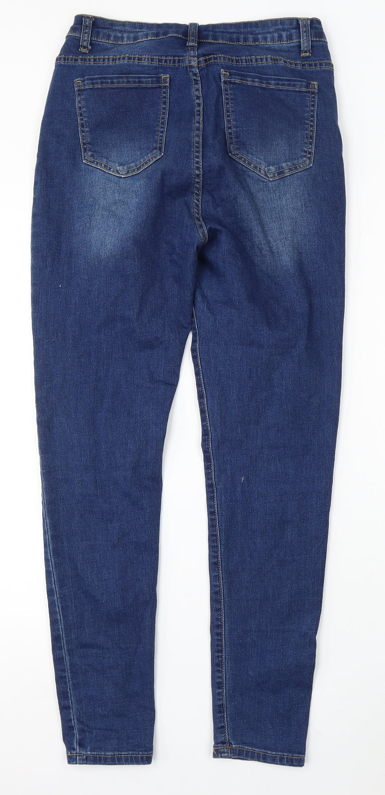 SheIn Womens Blue Cotton Skinny Jeans Size M L29 in Regular