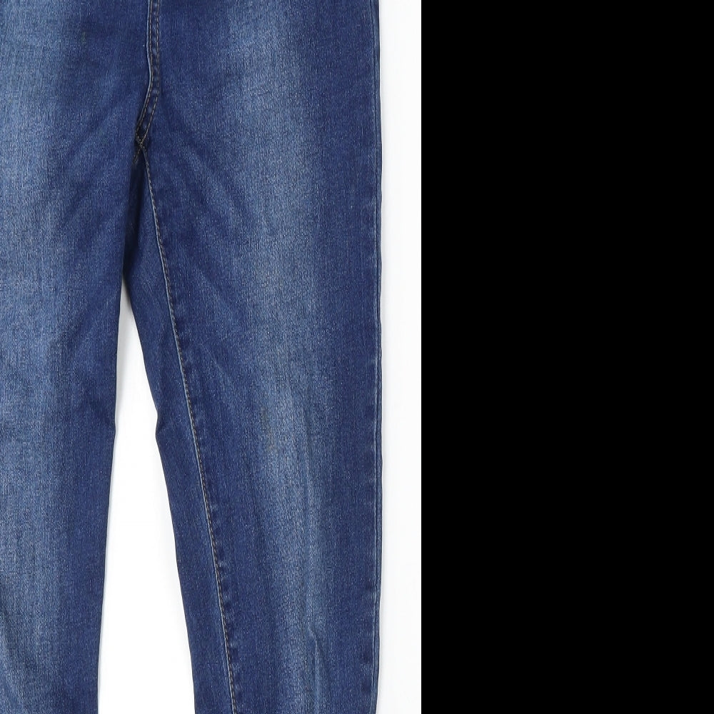 SheIn Womens Blue Cotton Skinny Jeans Size M L29 in Regular