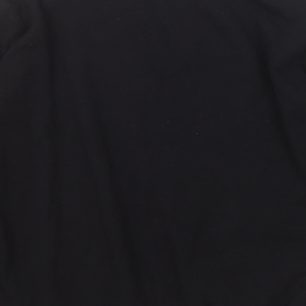 Dorothy Perkins Womens Black Cotton Pullover Sweatshirt Size 14 - christmas