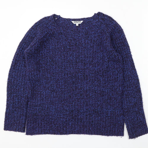Generation Girls Blue Round Neck Acrylic Pullover Jumper Size 12-13 Years