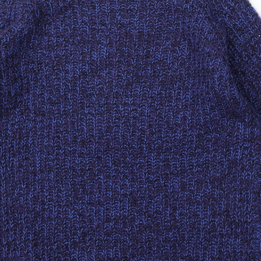 Generation Girls Blue Round Neck Acrylic Pullover Jumper Size 12-13 Years