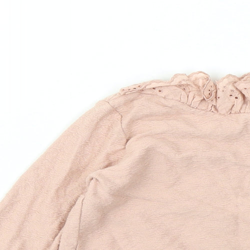 George Girls Pink Cotton Pullover Sweatshirt Size 2-3 Years