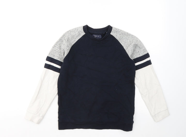 NEXT Boys Blue Cotton Pullover Sweatshirt Size 9 Years