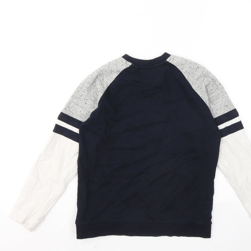 NEXT Boys Blue Cotton Pullover Sweatshirt Size 9 Years