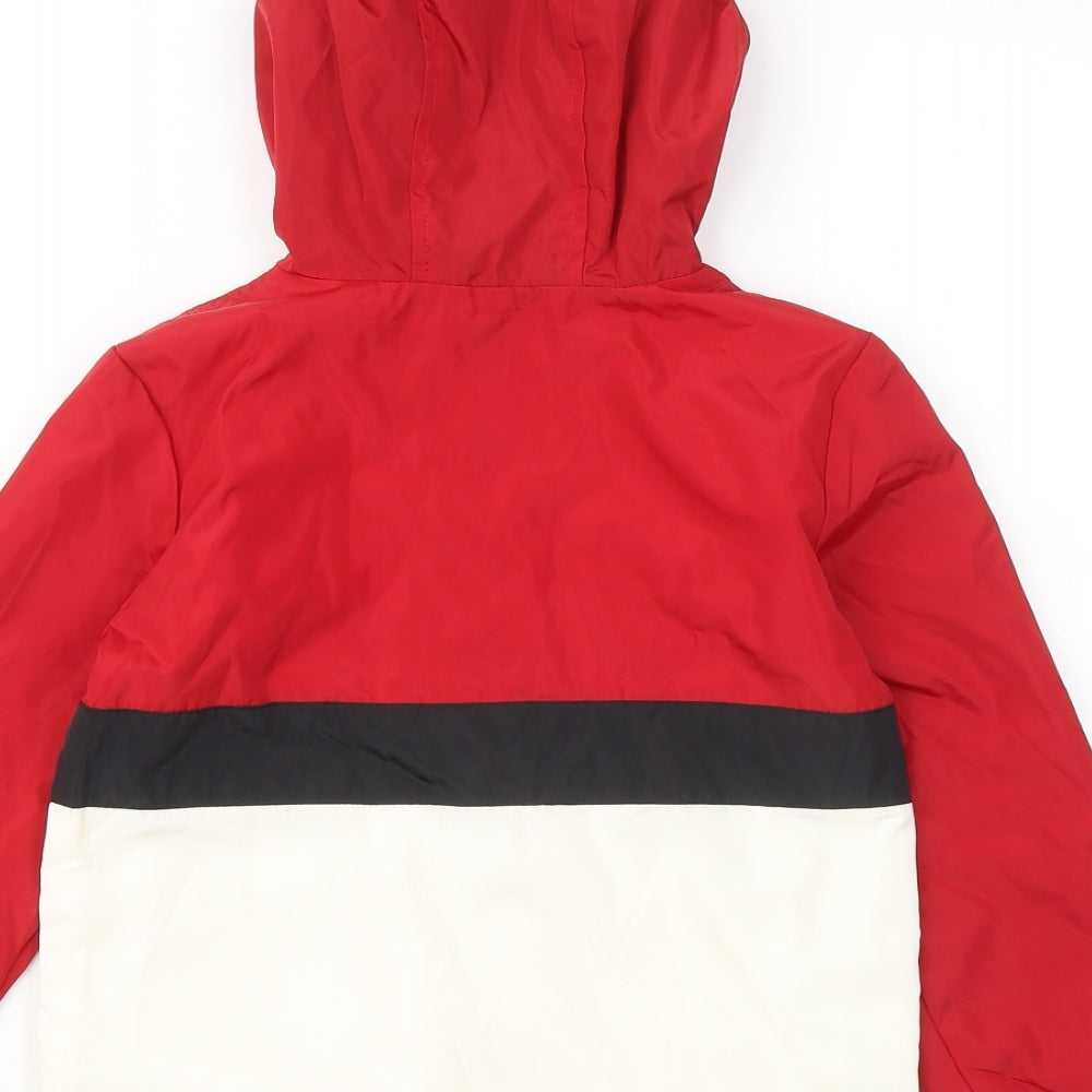 George Boys Red Windbreaker Coat Size 5-6 Years