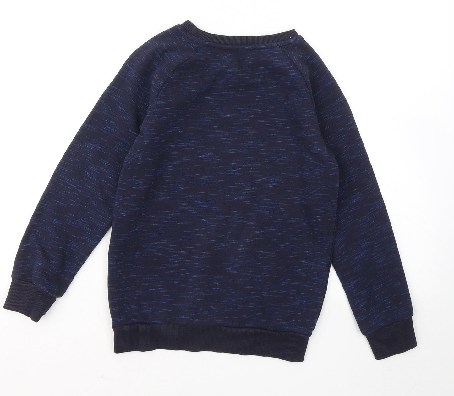 Nutmeg Boys Blue Geometric Cotton Pullover Sweatshirt Size 7 Years