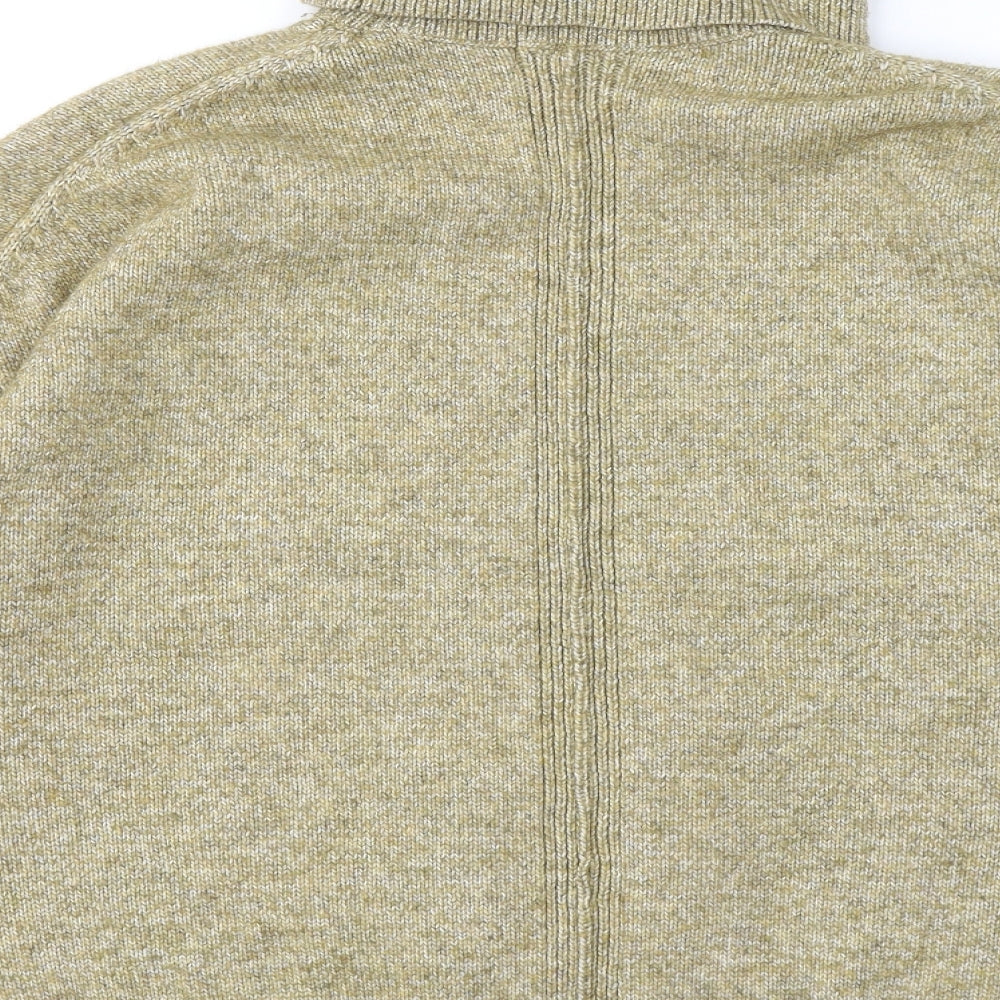 H&M Womens Yellow Roll Neck Polyester Pullover Jumper Size S