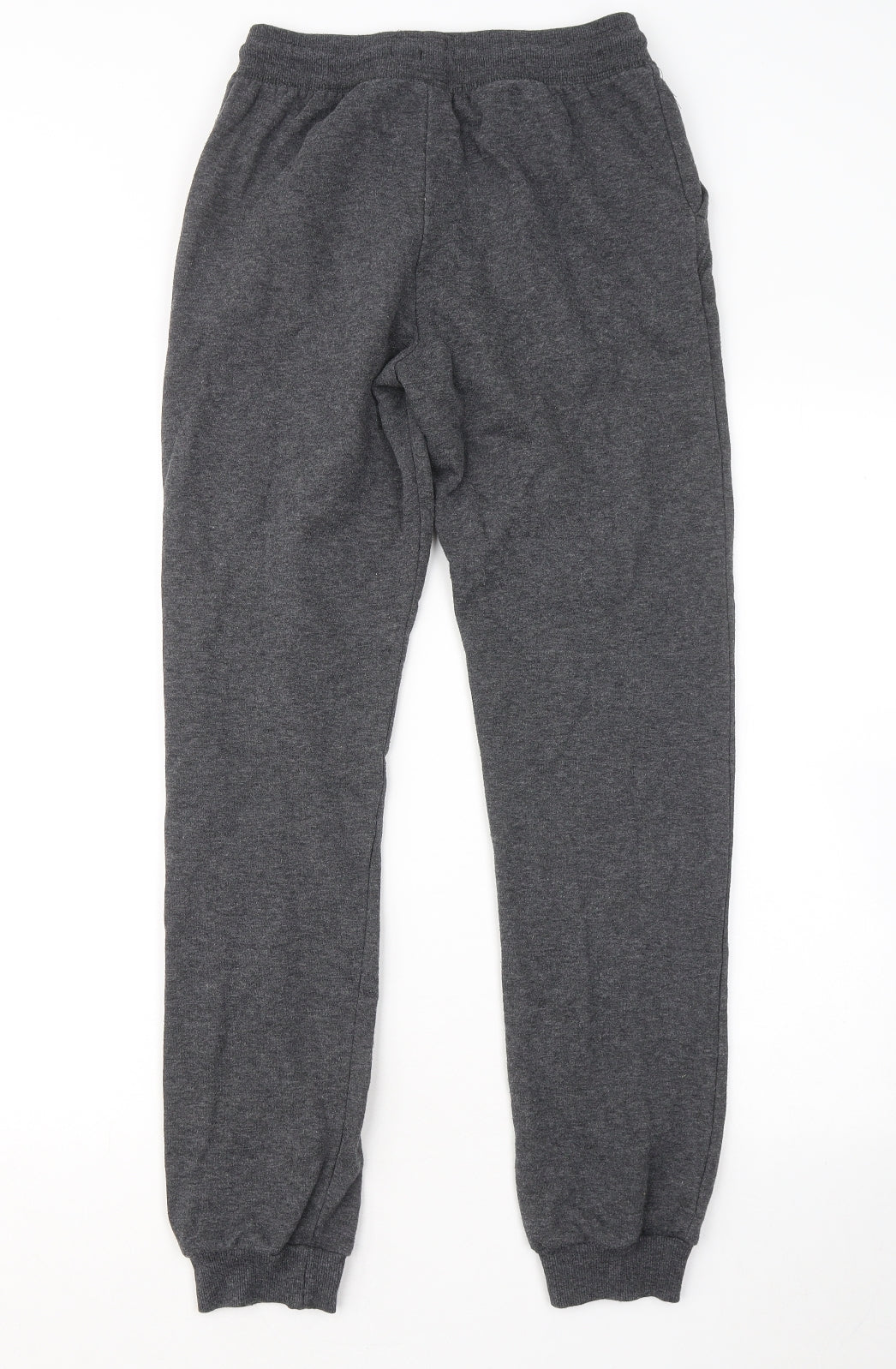 Primark Boys Grey Cotton Jogger Trousers Size 13-14 Years Regular