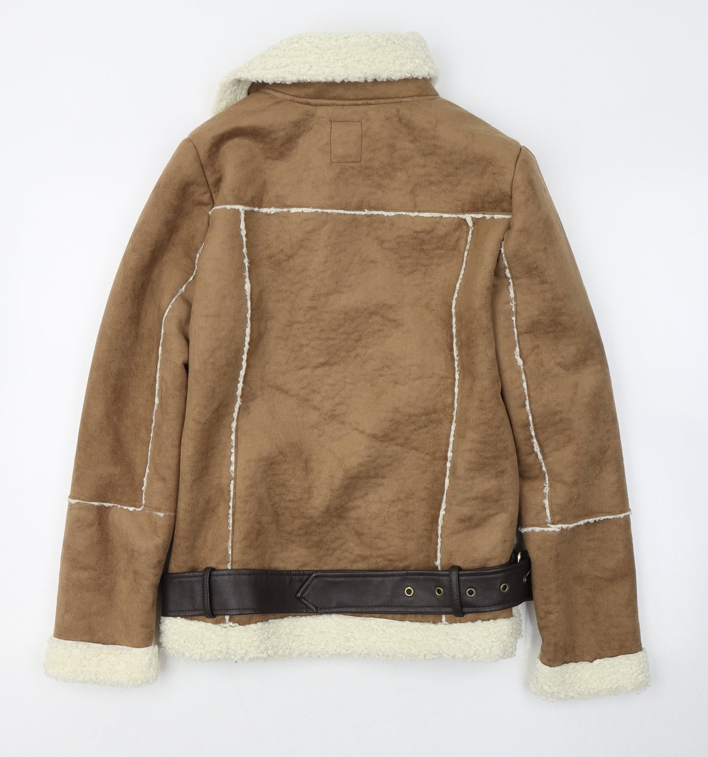 Primark Womens Brown Jacket Coat Size 10