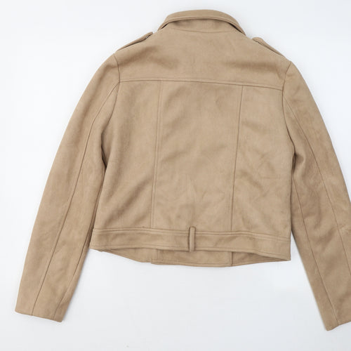 Vera & lucy Womens Brown Jacket Coat Size M