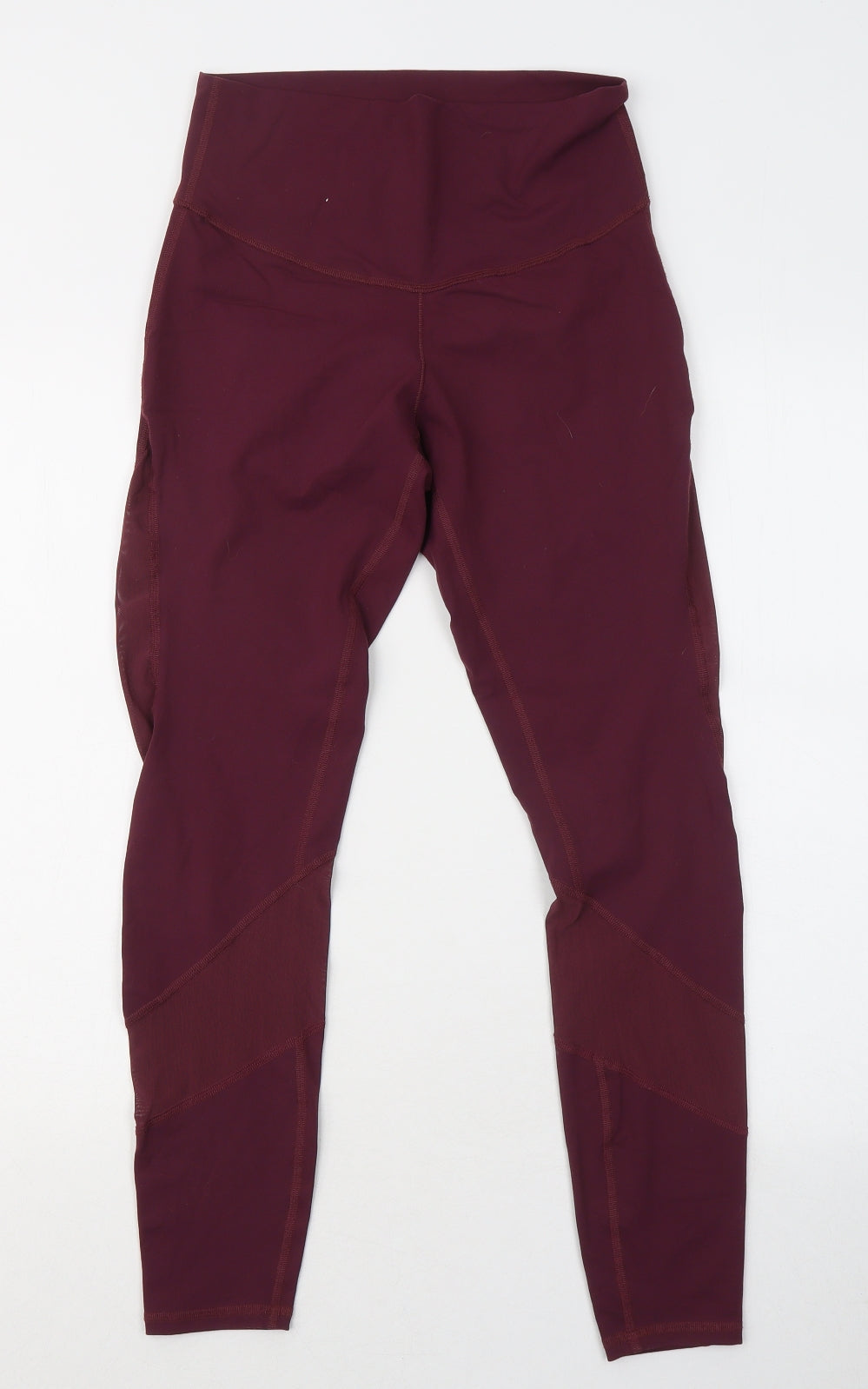 NEXT Womens Purple Nylon Compression Leggings Size 12 L25 in Regular