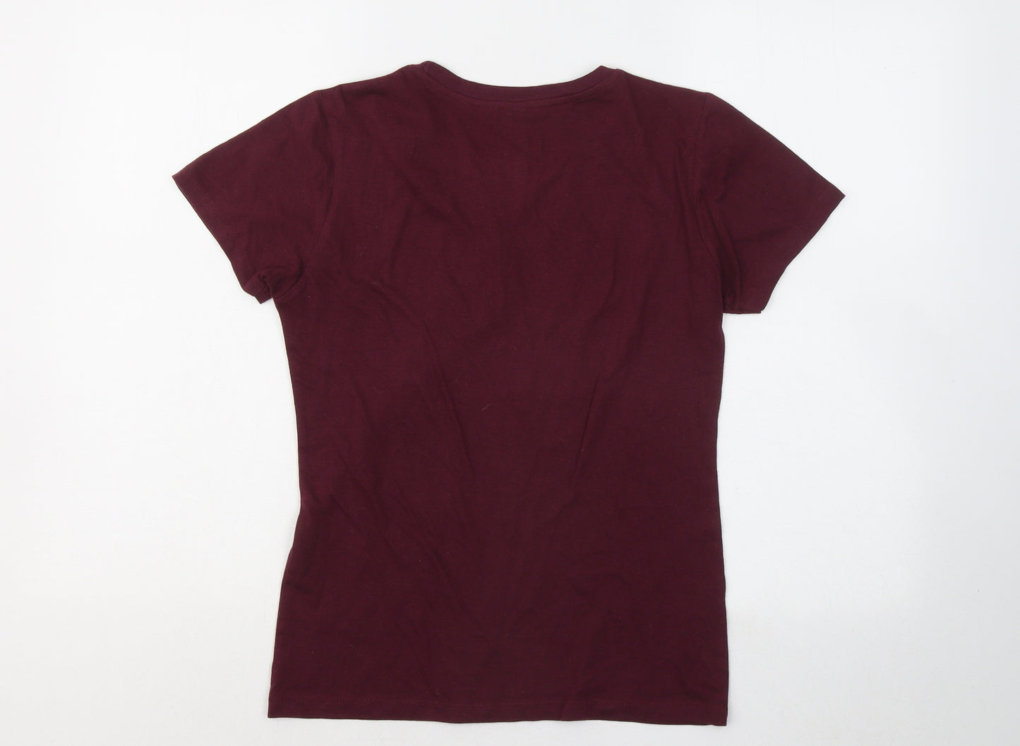 Sol's Womens Purple Cotton Basic T-Shirt Size S Round Neck - The one where I turn twenty one