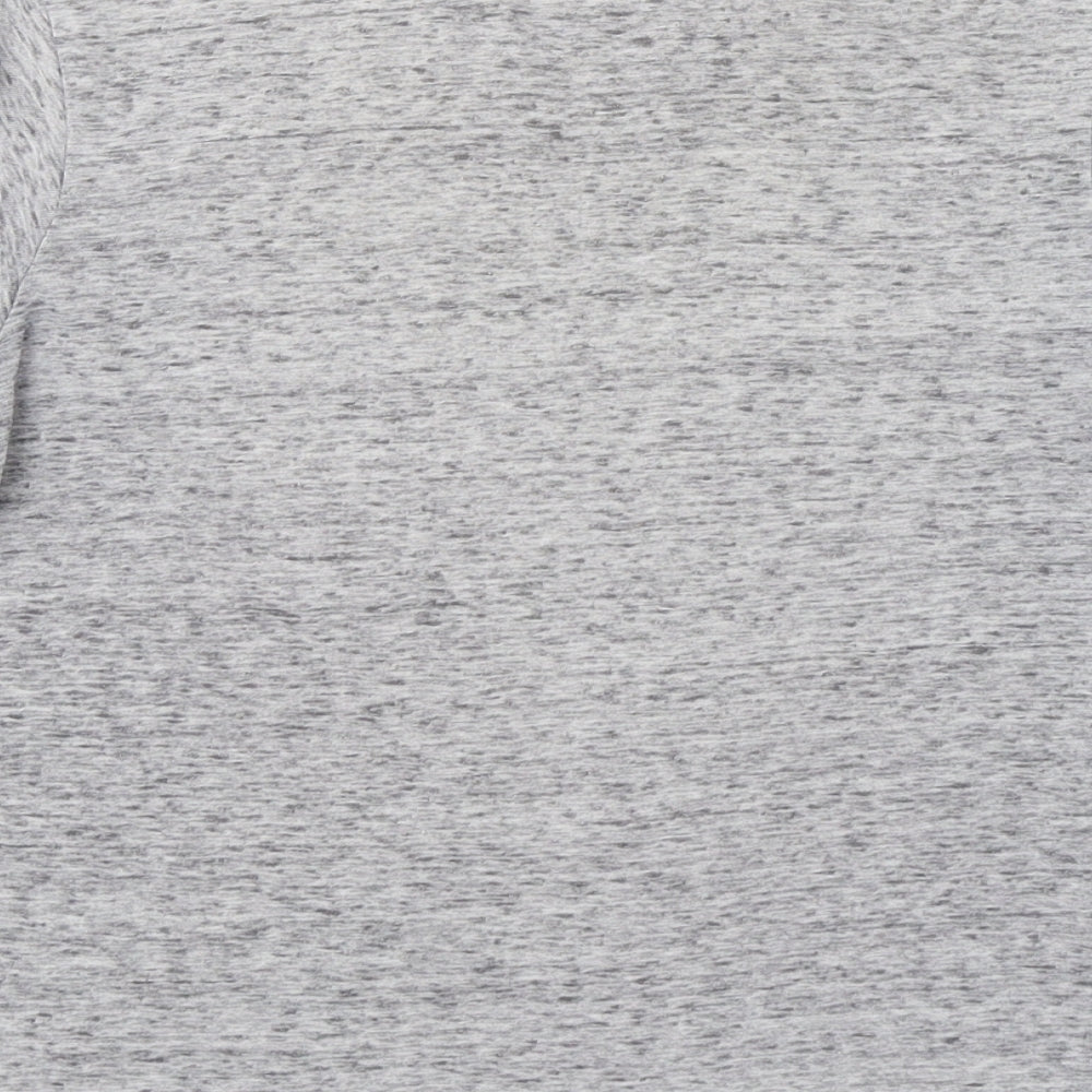 George Boys Grey Polyester Basic T-Shirt Size 7-8 Years Round Neck - Urban City Vibes