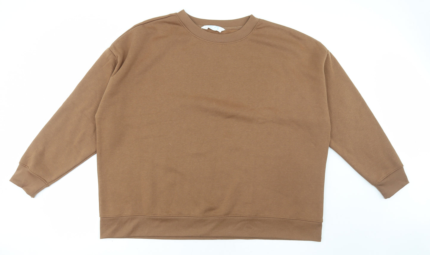 Primark Womens Brown Polyester Pullover Sweatshirt Size XL