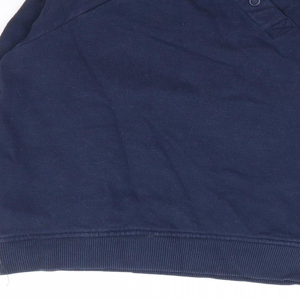 H&M Boys Blue 100% Cotton Pullover Jumper Size 12-18 Months Pullover - Dinosaur