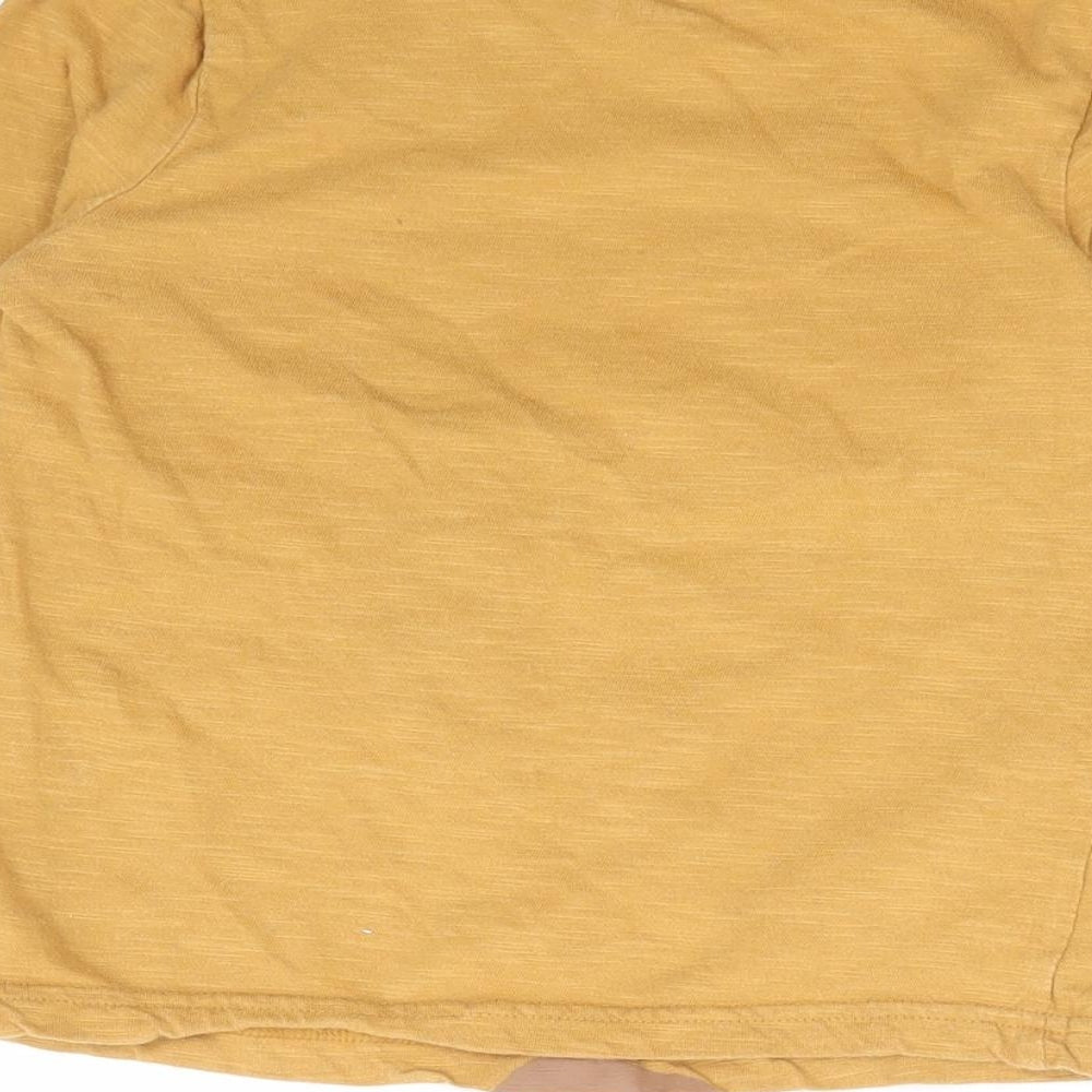 Nutmeg Boys Brown 100% Cotton Jersey T-Shirt Size 3-4 Years Round Neck Pullover - Monkey