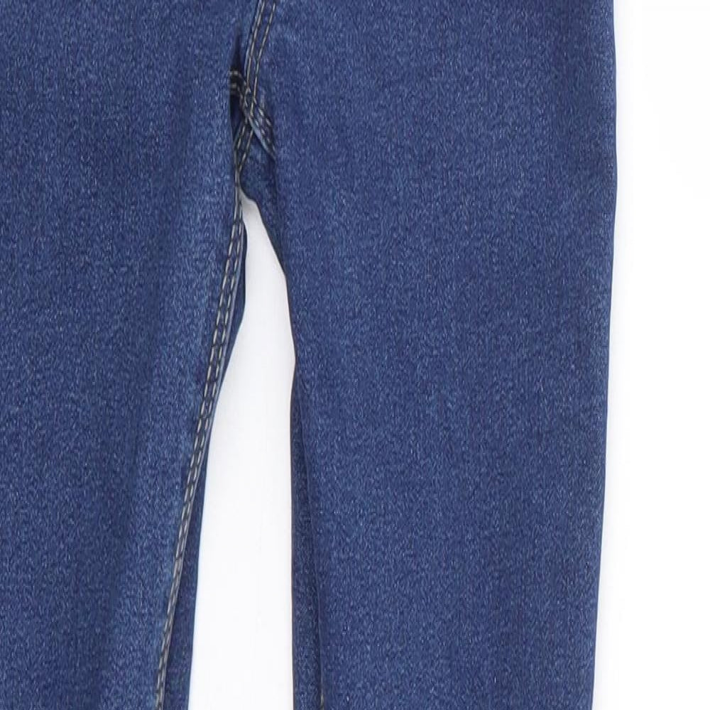 Primark Girls Blue Cotton Jegging Jeans Size 9-10 Years Regular