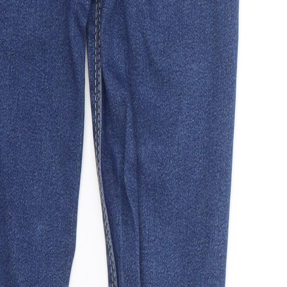 Primark Girls Blue Cotton Jegging Jeans Size 9-10 Years Regular