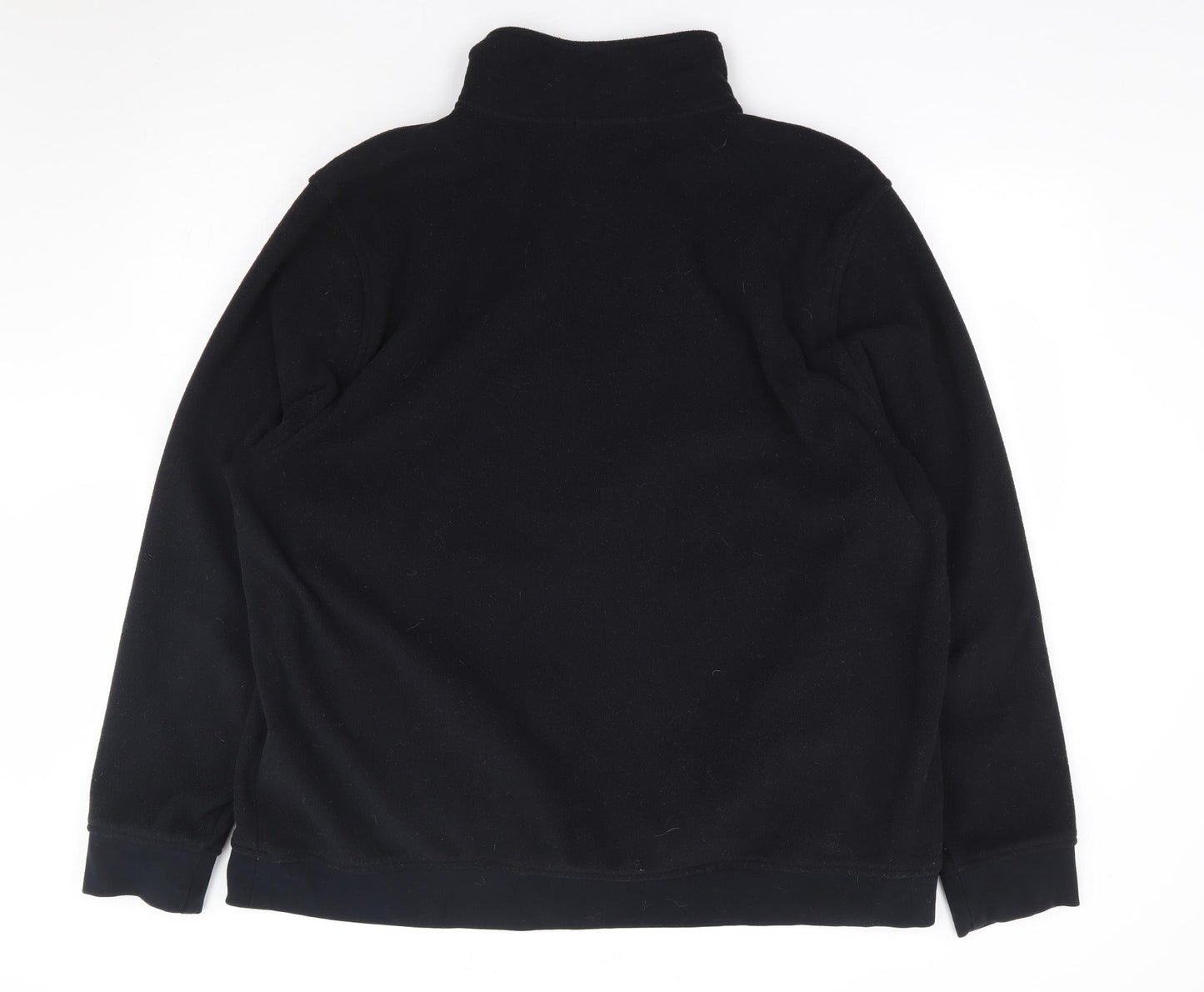 George Mens Black Polyester Pullover Sweatshirt Size 2XL