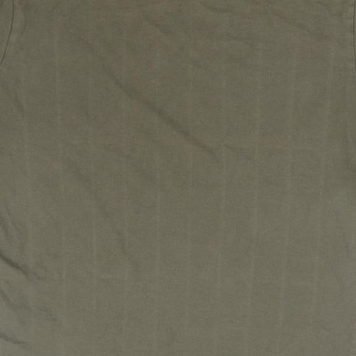 Burton Mens Green Cotton T-Shirt Size M Crew Neck - Bird