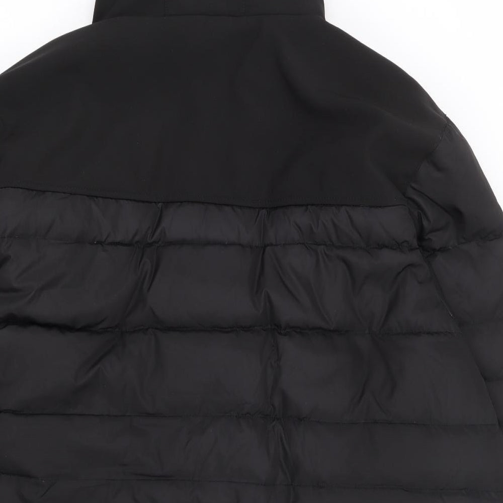 Snowdonia Mens Black Rain Coat Coat Size 2XL Zip