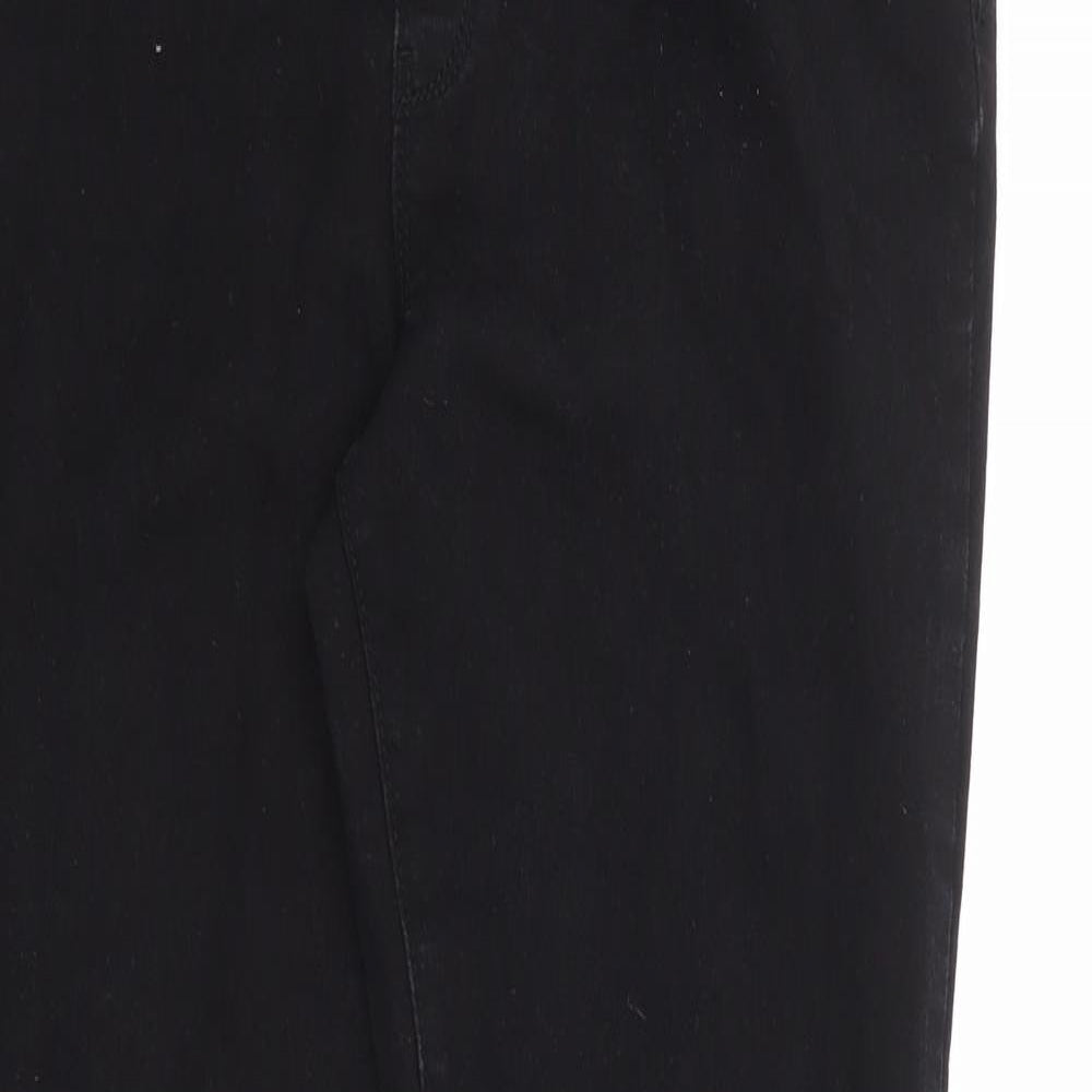 George Womens Black Cotton Jegging Jeans Size 14 L29 in Regular